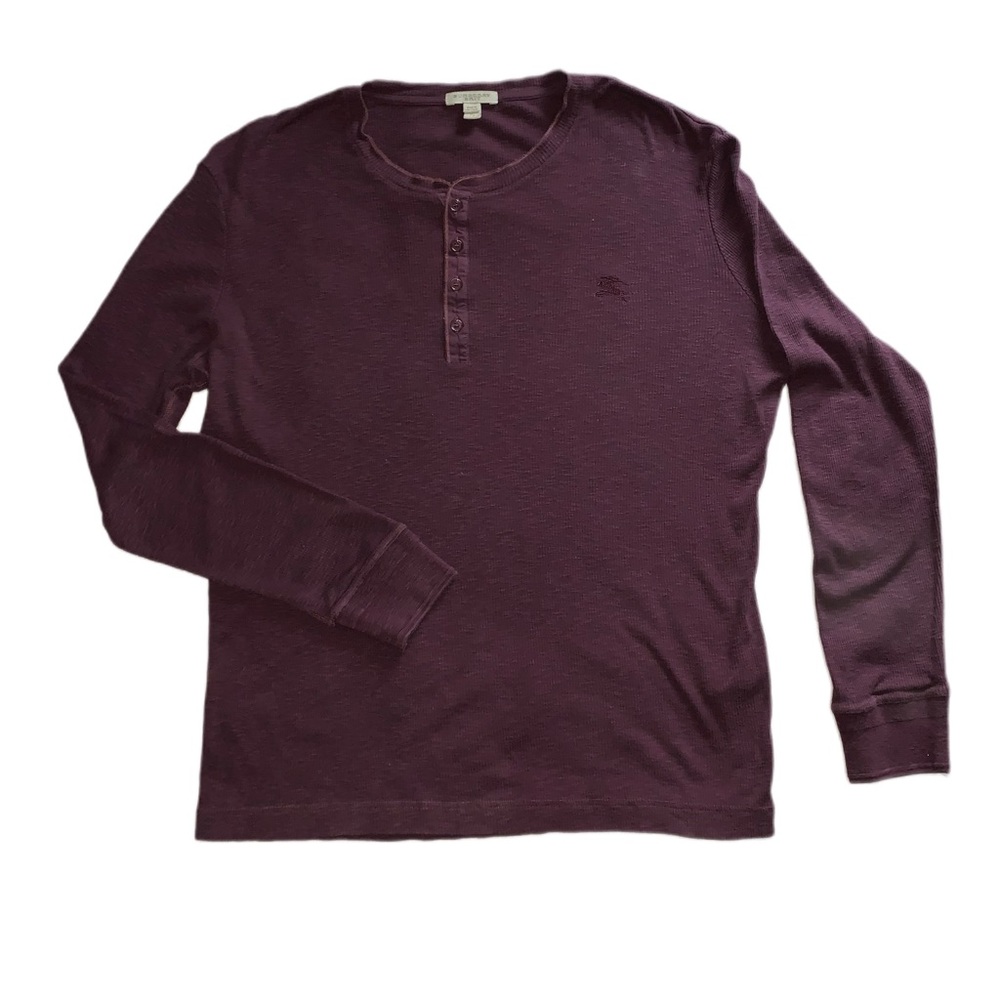 Burberry Waffle Long Sleeve Shirt